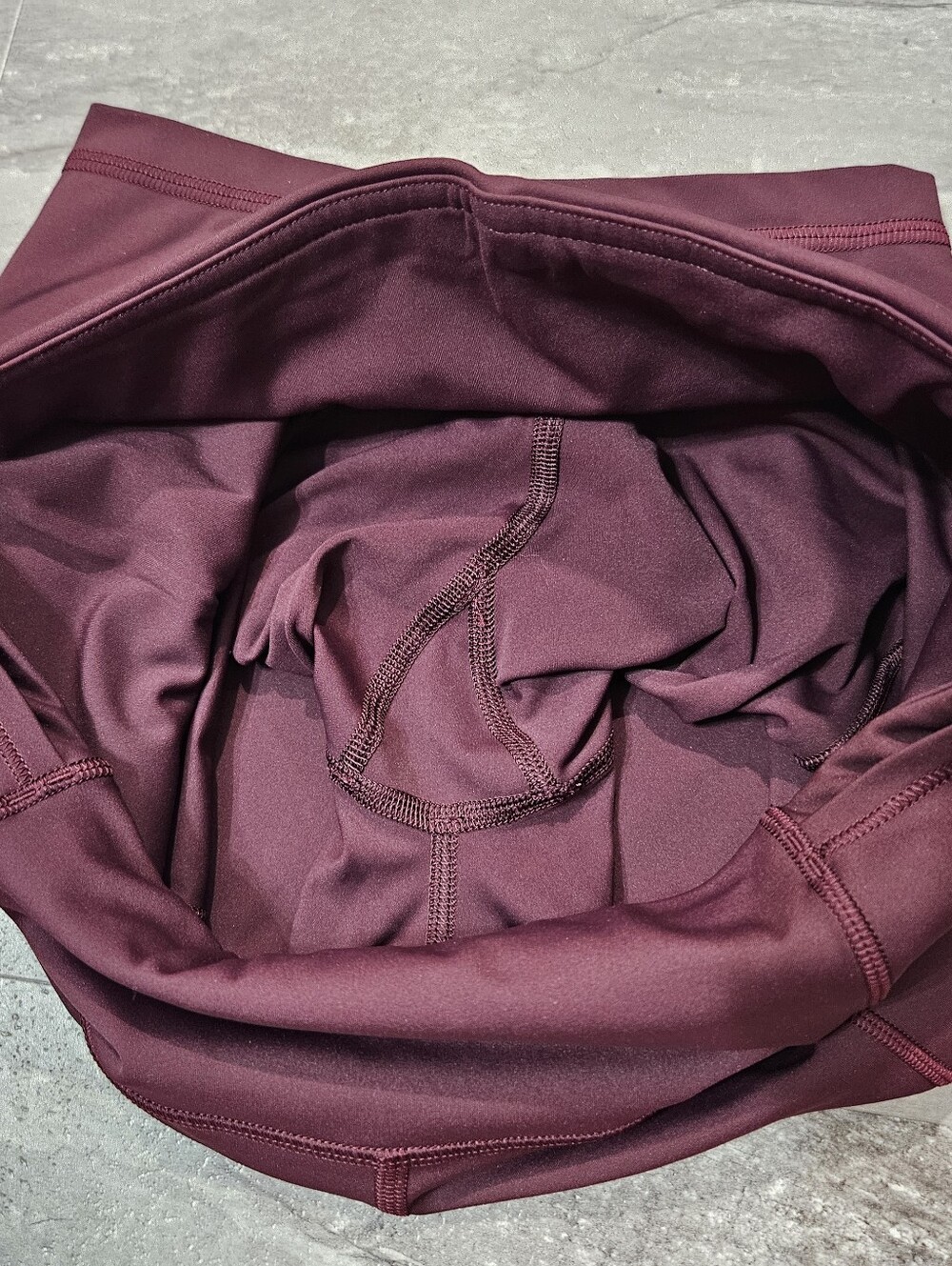 Lululemon Fast And Free Short 8" *Non-Reflective. Cassis (Burgundy). Size 4. - Picture 7 of 10